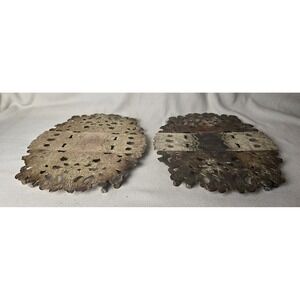 Vnt Sheffield Silverplate Trivet Hotplate, Set Of 2 11" Tray Expandable to 14.5"